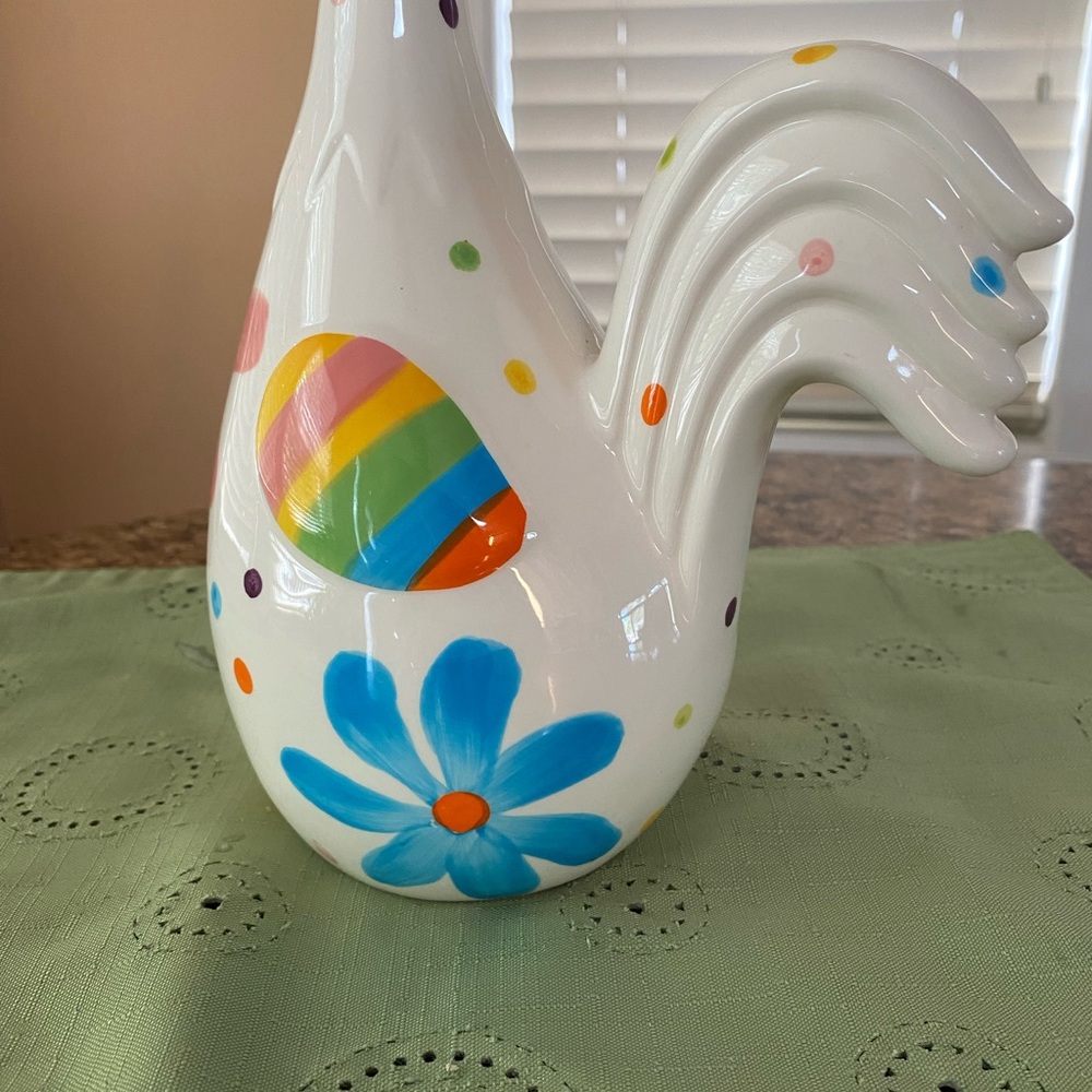 Ceramic chicken/rooster - Picture 10 of 12